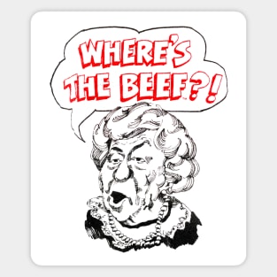 Where's The Beef?! Magnet